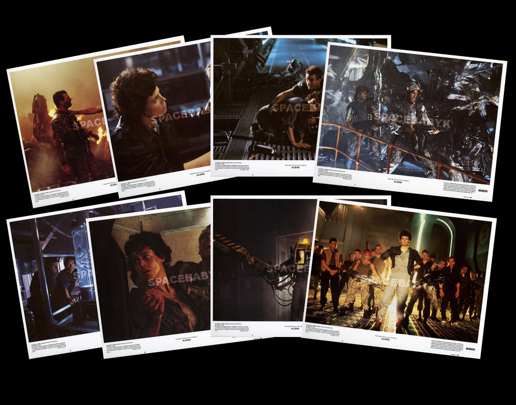 ALIENS (1986) LOBBY CARDS SET OF 8