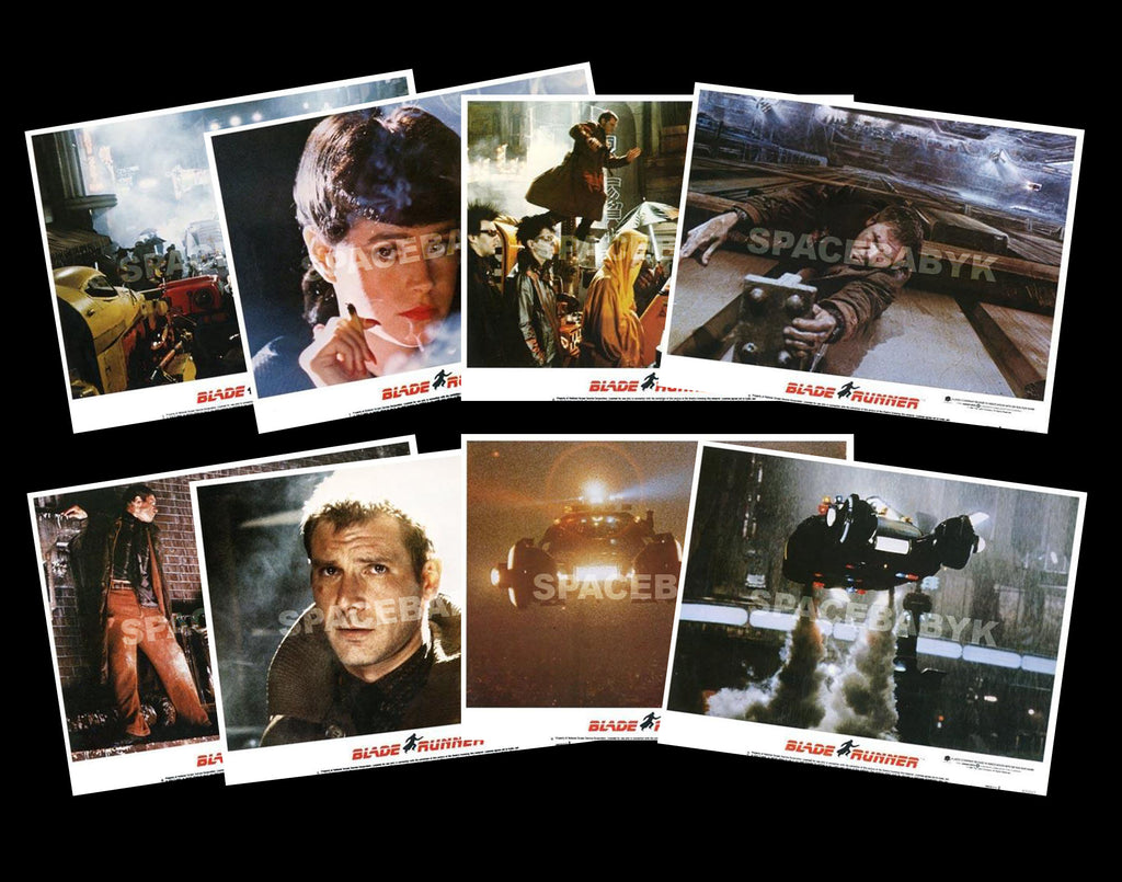 BLADE RUNNER (1979) LOBBY CARDS SET OF 8 (Harrison Ford)