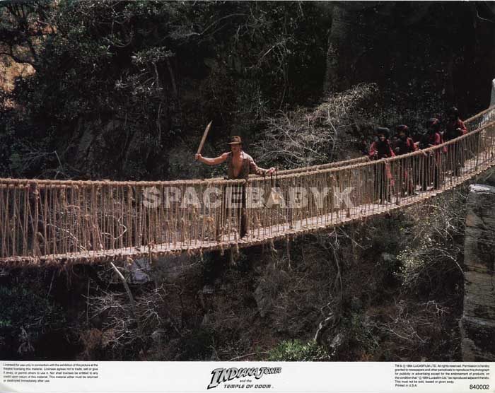 INDIANA JONES AND THE TEMPLE OF DOOM (1984) LOBBY CARDS SET OF 8&nbsp;