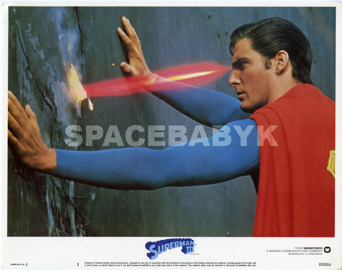 SUPERMAN III (1983) LOBBY CARDS SET OF 8
