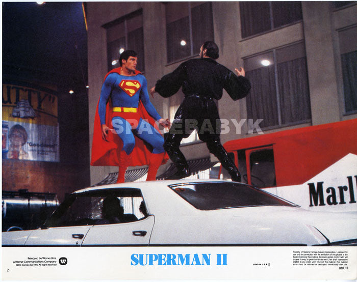 SUPERMAN II (1980) LOBBY CARDS SET OF 8