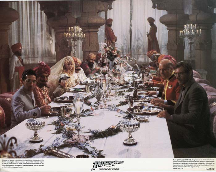 INDIANA JONES AND THE TEMPLE OF DOOM (1984) LOBBY CARDS SET OF 8&nbsp;