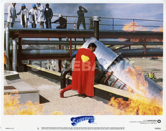 SUPERMAN III (1983) LOBBY CARDS SET OF 8