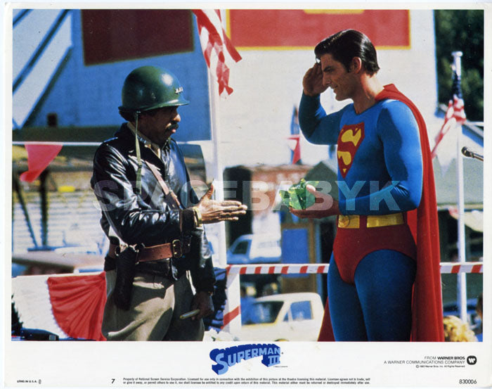SUPERMAN III (1983) LOBBY CARDS SET OF 8