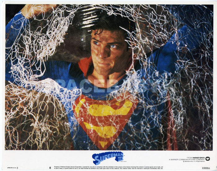SUPERMAN III (1983) LOBBY CARDS SET OF 8
