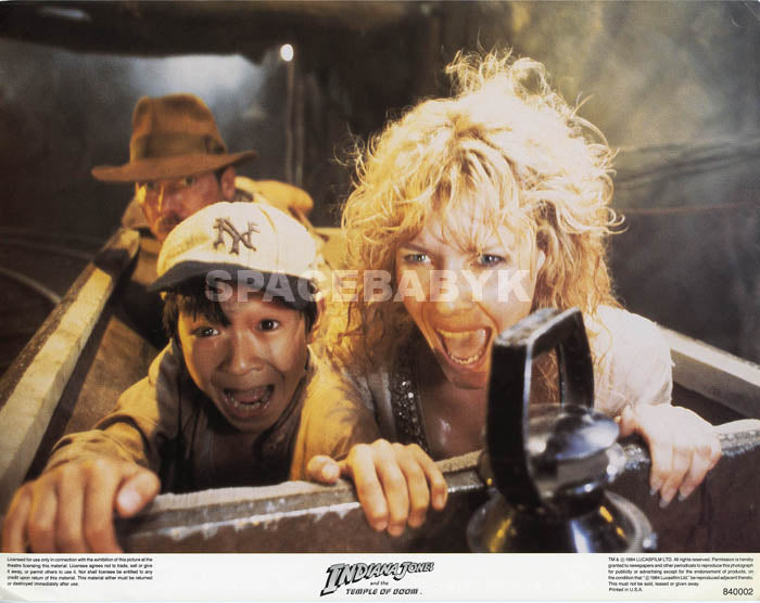 INDIANA JONES AND THE TEMPLE OF DOOM (1984) LOBBY CARDS SET OF 8&nbsp;