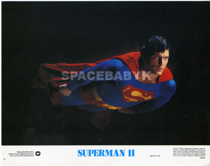 SUPERMAN II (1980) LOBBY CARDS SET OF 8
