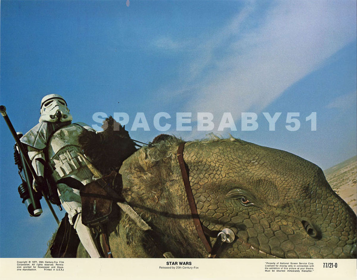 STAR WARS (1977) LOBBY CARDS SERIES A SET OF 8