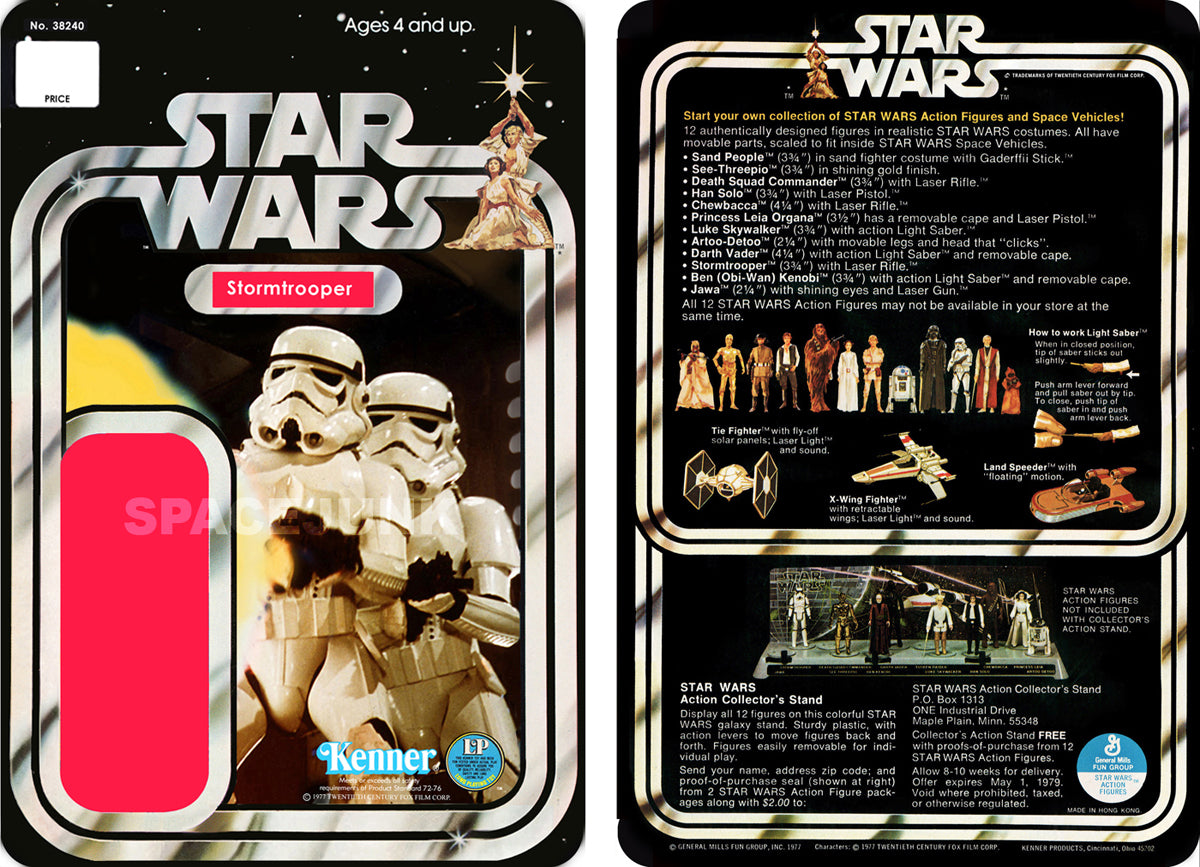STAR WARS (1977) STORMTROOPER  KENNER CARDBACK