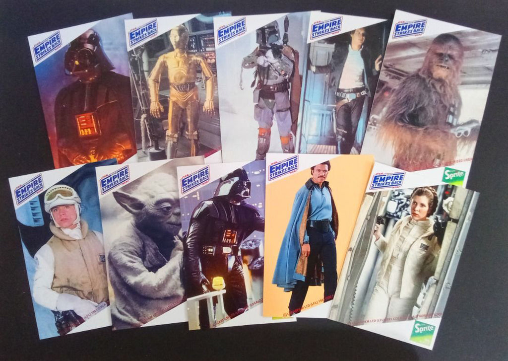 STAR WARS: THE EMPIRE STRIKES BACK (1980) SPRITE SWEEPSTAKE CARDS SET OF 10